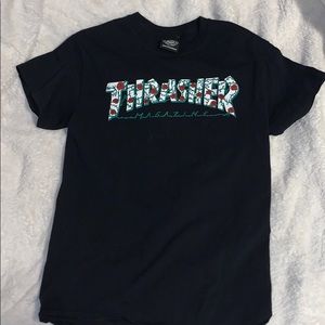 Thrasher rose tee